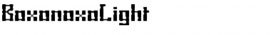 BoxonoxoLight Regular Font
