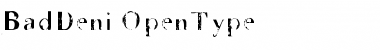 BadDeni Font