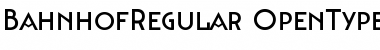 Download Bahnhof Regular Font Download Bahnhof Regular Font