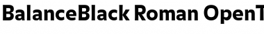 BalanceBlack Font