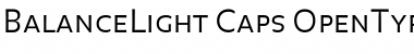 BalanceLight Font