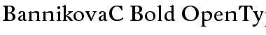 BannikovaC Bold Font