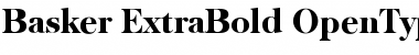 Download Basker-ExtraBold Font