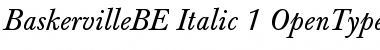 Berthold Baskerville Italic Font