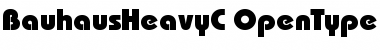 BauhausHeavyC Font