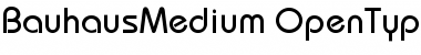 Bauhaus Medium Font