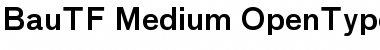 Download BauTF-Medium Font