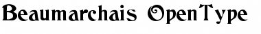 Beaumarchais Regular Font