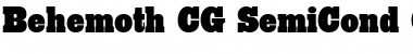 Download Behemoth CG SemiCond Font