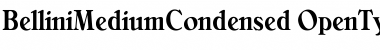 BelliniMediumCondensed Regular Font
