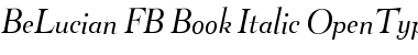 BeLucian FB Book Font