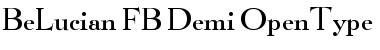 Download BeLucian FB Demi Font Download BeLucian FB Demi Font