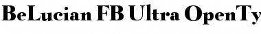 Download BeLucian FB Ultra Font Download BeLucian FB Ultra Font