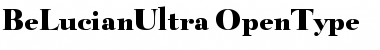 BeLucianUltra Regular Font