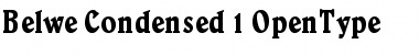 Belwe Condensed Font