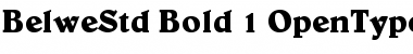 Belwe Std Bold Font