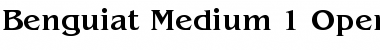 ITC Benguiat Medium Font