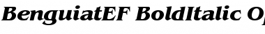 BenguiatEF-BoldItalic Regular Font