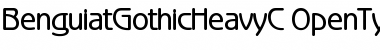 Download BenguiatGothicHeavyC Font