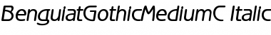 BenguiatGothic MediumC Italic Font