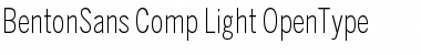 BentonSans Comp Light Regular Font