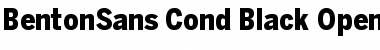 BentonSans Cond Black Regular Font
