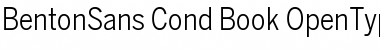 BentonSans Cond Book Regular Font