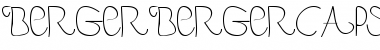 BERGER&BERGER 1234567890 Font