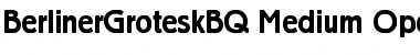 BerlinerGroteskBQ Medium Font