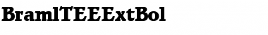 Download BramlTEEExtBol Font Download BramlTEEExtBol Font