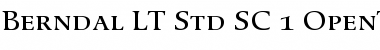 Download Berndal LT Std SC Font