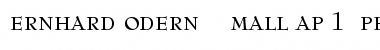 Bernhard Modern Small Cap Font
