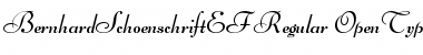 Download BernhardSchoenschriftEF Font