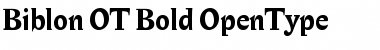 Biblon OT Font