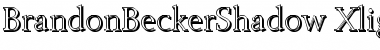 Download BrandonBeckerShadow-Xlight Font Download BrandonBeckerShadow-Xlight Font