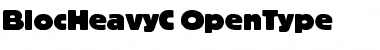 Download BlocHeavyC Font Download BlocHeavyC Font