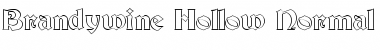 Brandywine-Hollow Normal Font