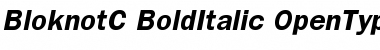 BloknotC Font