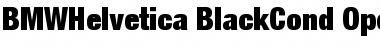 BMW Helvetica Font