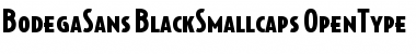 BodegaSans-BlackSmallcaps Regular Font