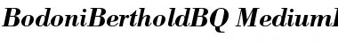 Bodoni Berthold BQ Font