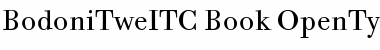 Bodoni Twelve ITC Book