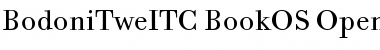 Bodoni Twelve ITC Book OS Font