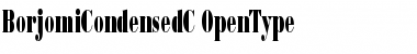 BorjomiCondensedC Regular Font
