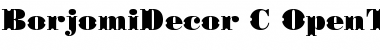Download BorjomiDecor C Font