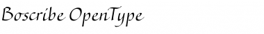Boscribe Regular Font
