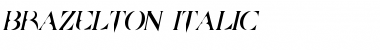 Brazelton Italic Font