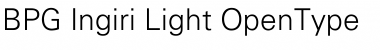 BPG Ingiri Light Font