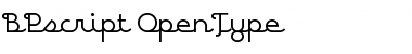 Download BPscript Font Download BPscript Font