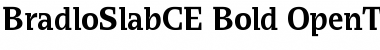 BradloSlabCE Font